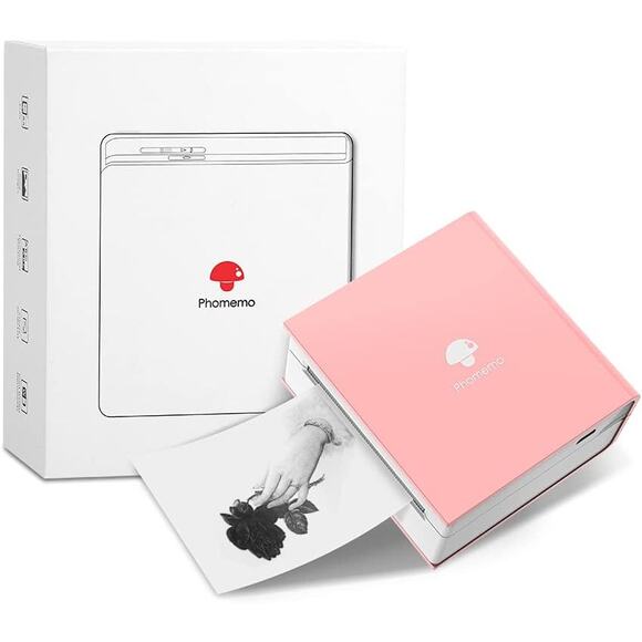 Phomemo M02 Pocket Printer Mini Bluetooth Portable Inkless Thermal Printer - Picture 2 of 4
